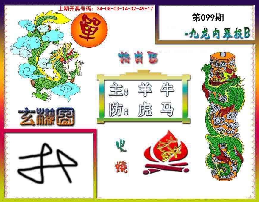 099期九龙内幕特肖图B[图]