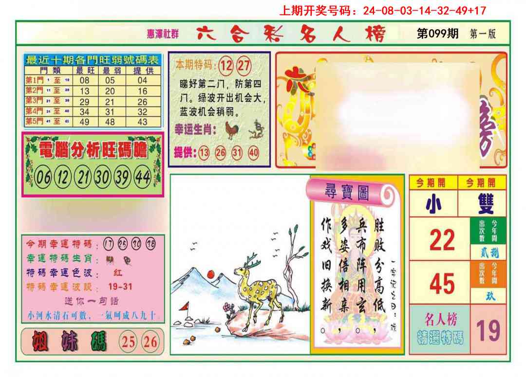 099期名人榜A[图]